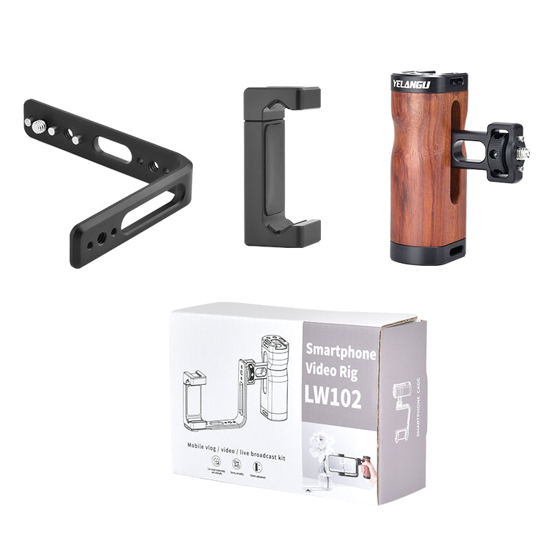 YELANGU LW102 Handheld L-Shape Mount Cell Phone Shooting Stand Kit Video Accessories YELANGU LW102 Handheld L-Shape Mount Cell Phone Shooting Stand Kit Video Accessories